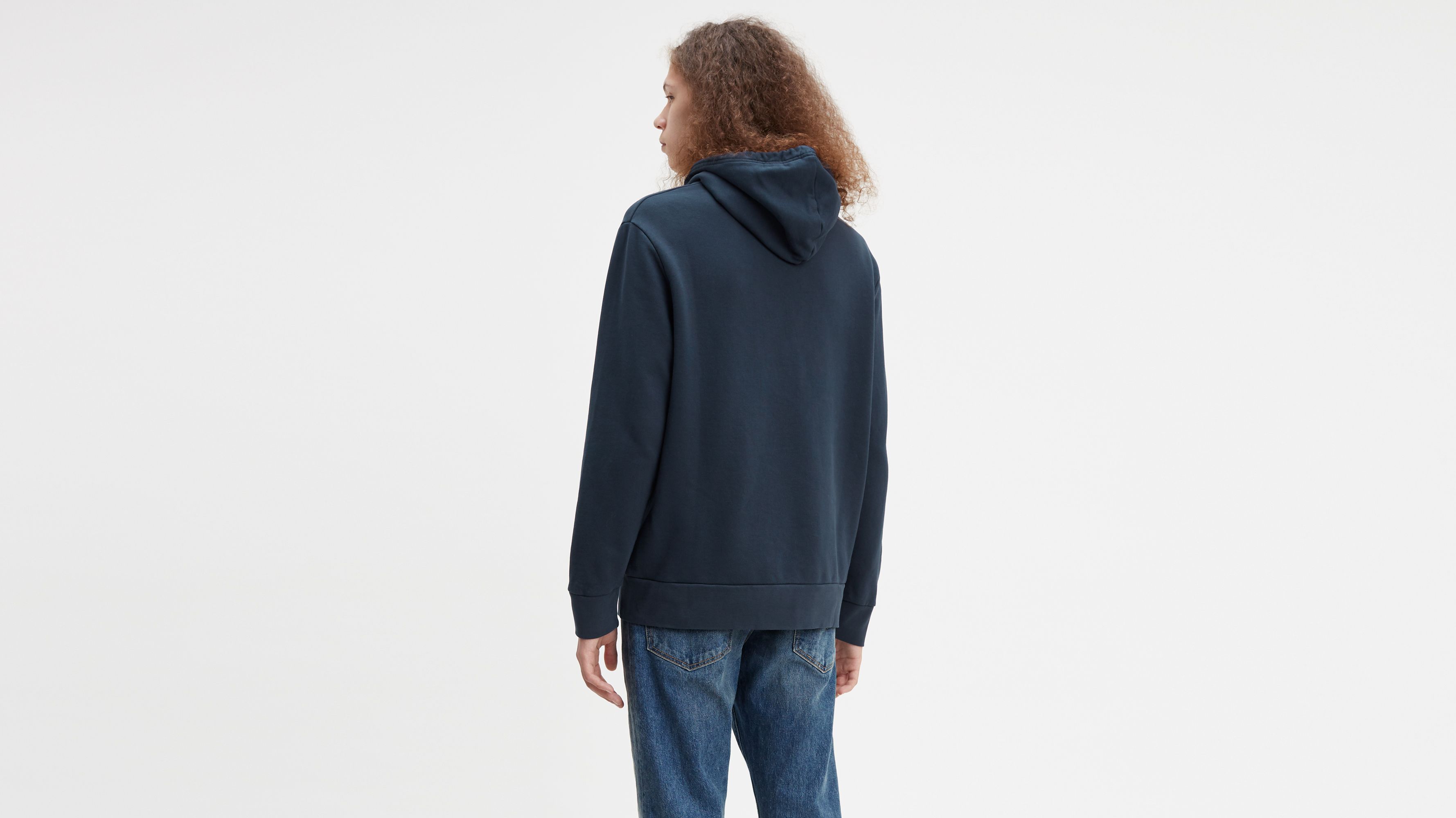 Sweat à capuche graphique - Dress Blues - Bleu