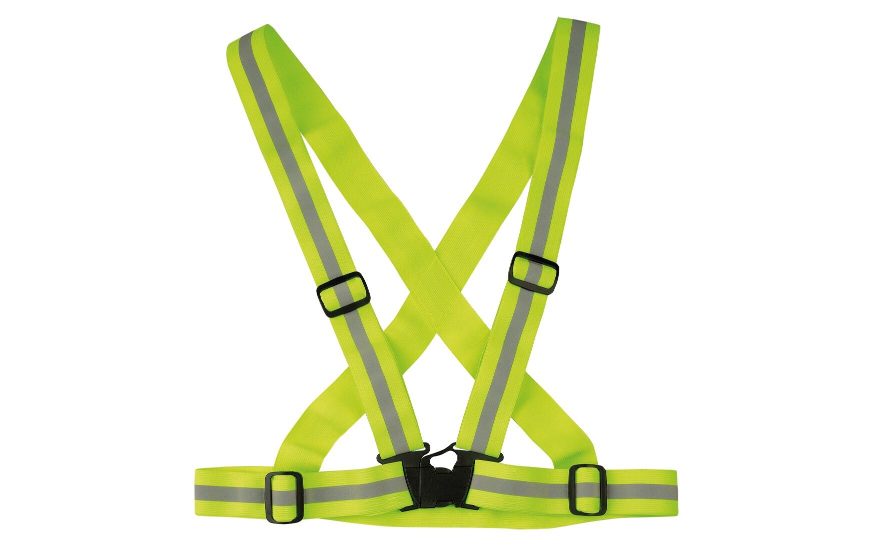 Reflektor Cross Belt, GelbElastischer Gurt