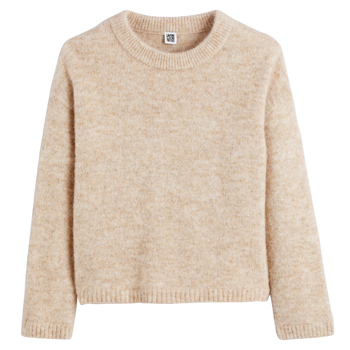 COLEÇÕES LA REDOUTE<br>Suéter em lã mista e alpaca, Assinatura IGNACE