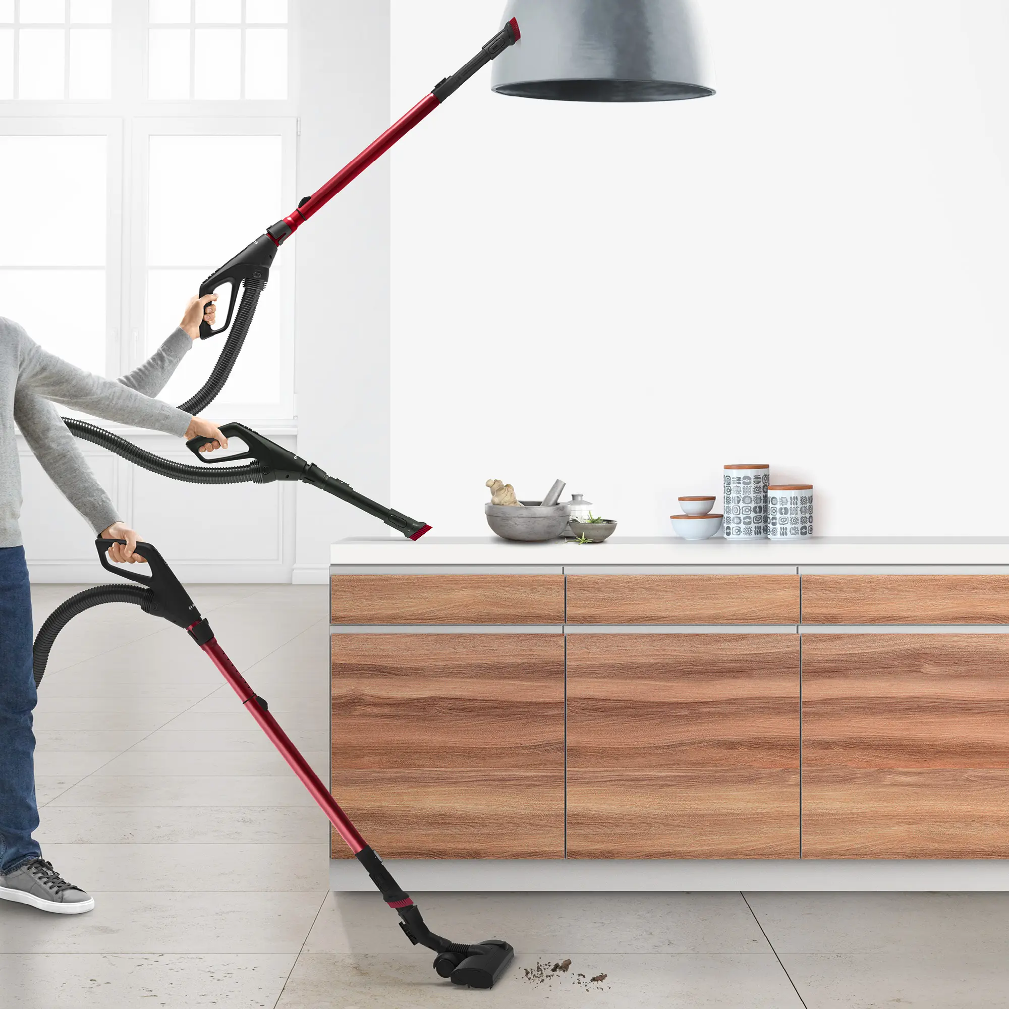 Serie 6 Stofzuiger met zak ProPower Zwart