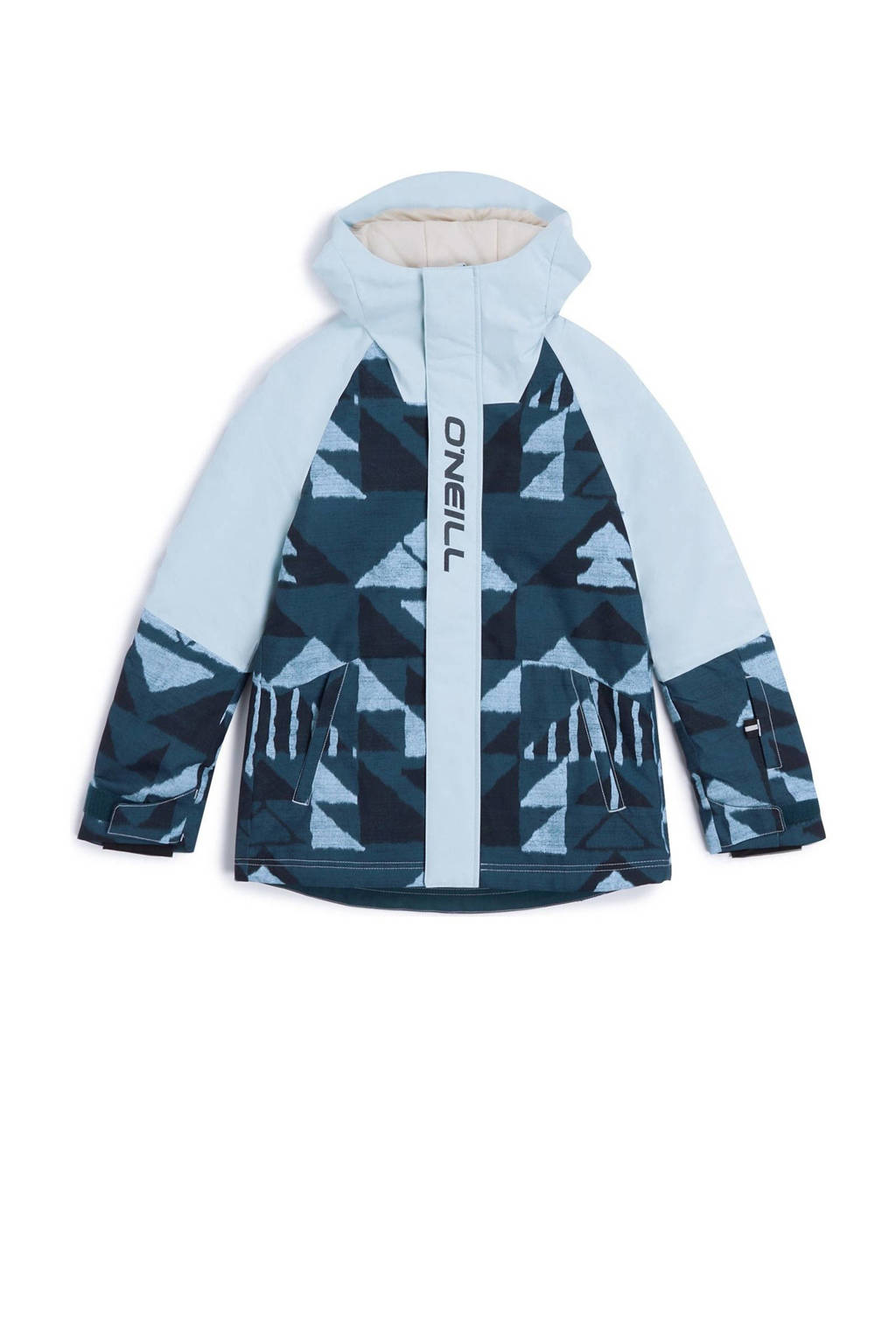 O'Neill ski-jack lichtblauw/petrol/donkerblauw
