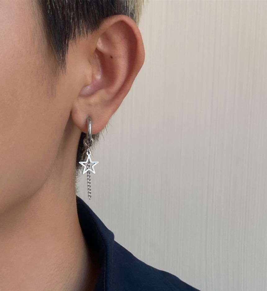 Lilafey - Sterketting oorbel / clip-on oorbel