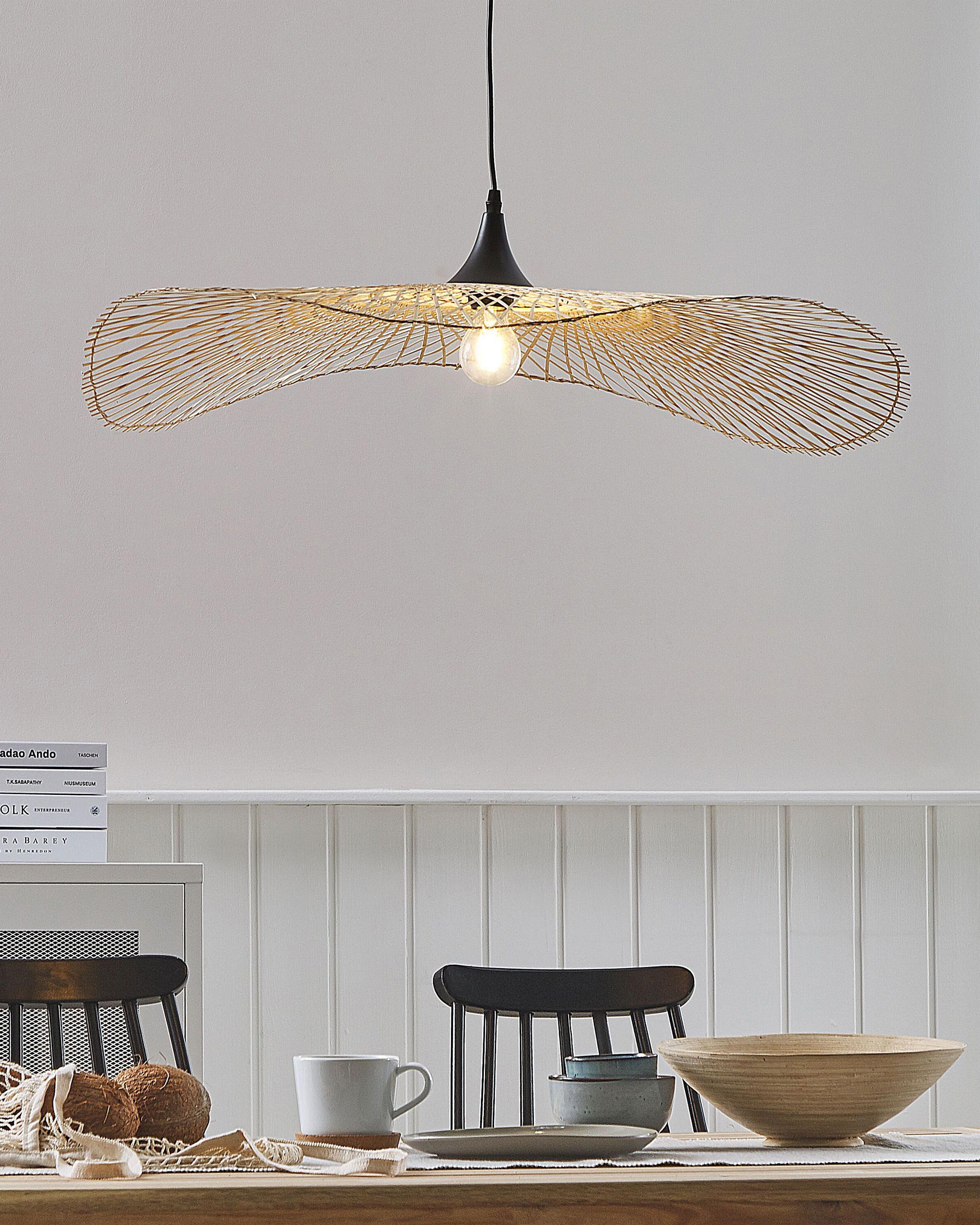 Hanglamp FLOYD Bamboehout Lichtbruin
