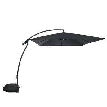 Zweefparasol Orlando Zwart 250x250 cm