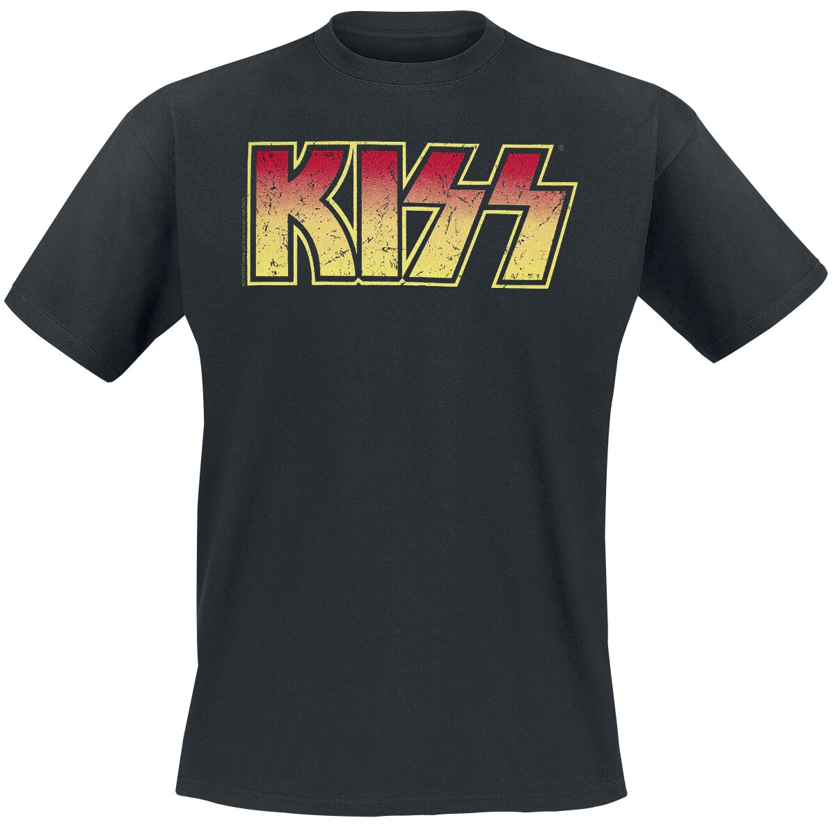 Logo Usé | Kiss T-Shirt Manches courtes