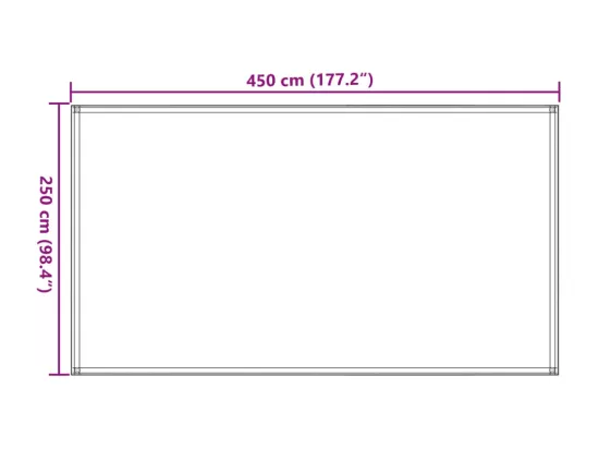 Tapis de tente 250x450 cm Beige