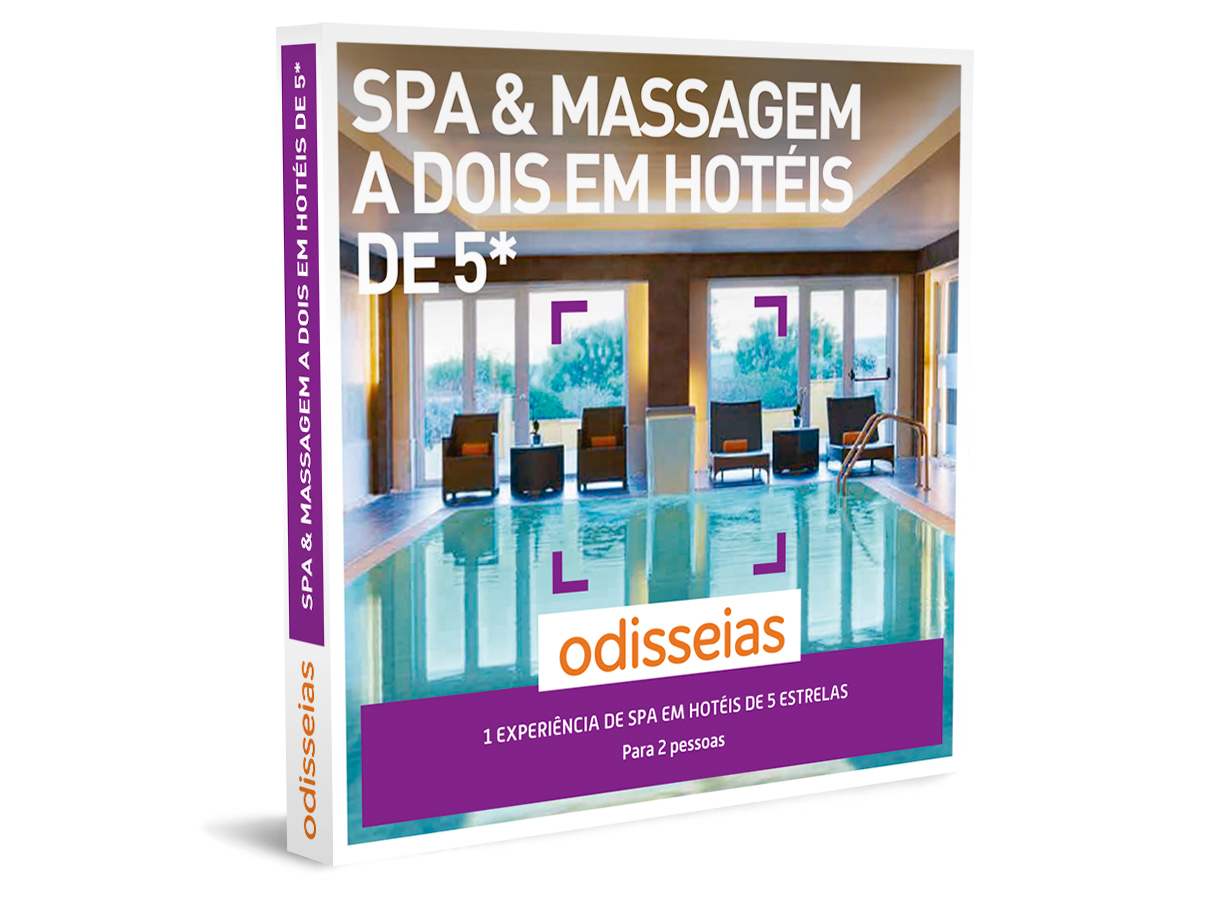 PACK ODISSEIAS SPA & MASSAGEM A 2 EM HOTÉIS