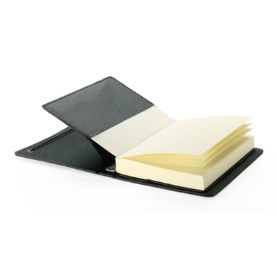 Notizbuch Leder und Büchertuch, A5