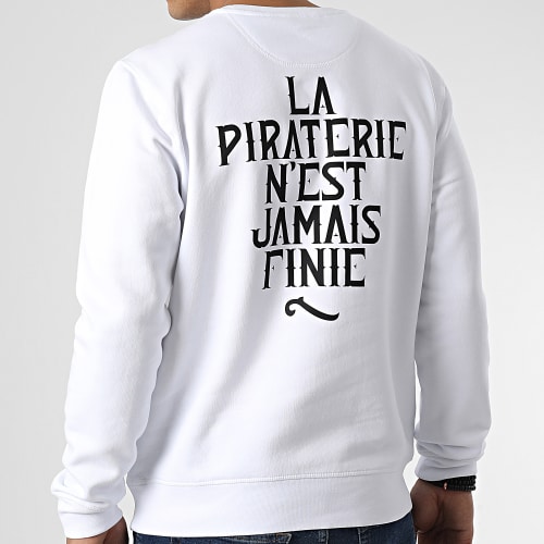Sweat Crewneck LPNJF Blanc Noir