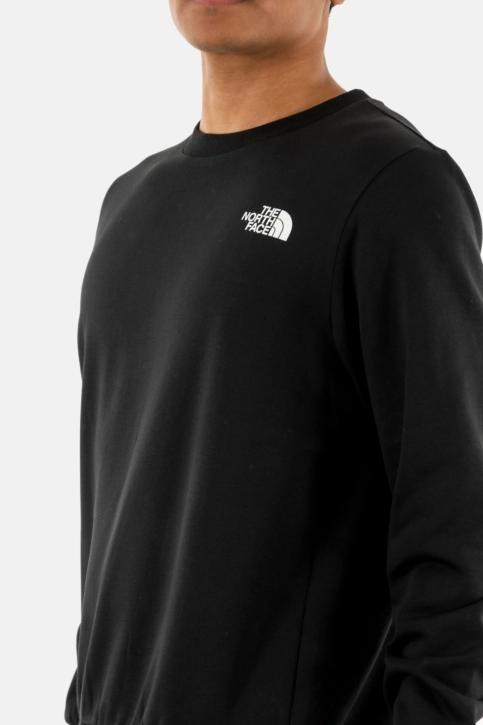 Sweat the north face simple dome crew jk31 tnf black