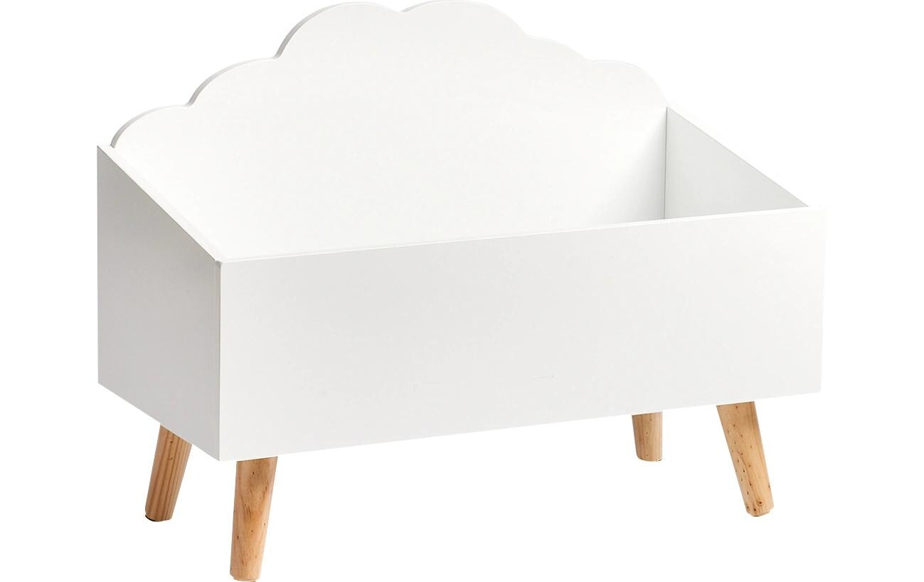 Kinder-Aufbewahrungstruhe Wolke 58 x 28 x 45 cmSpielzeugkiste in Wolkenform