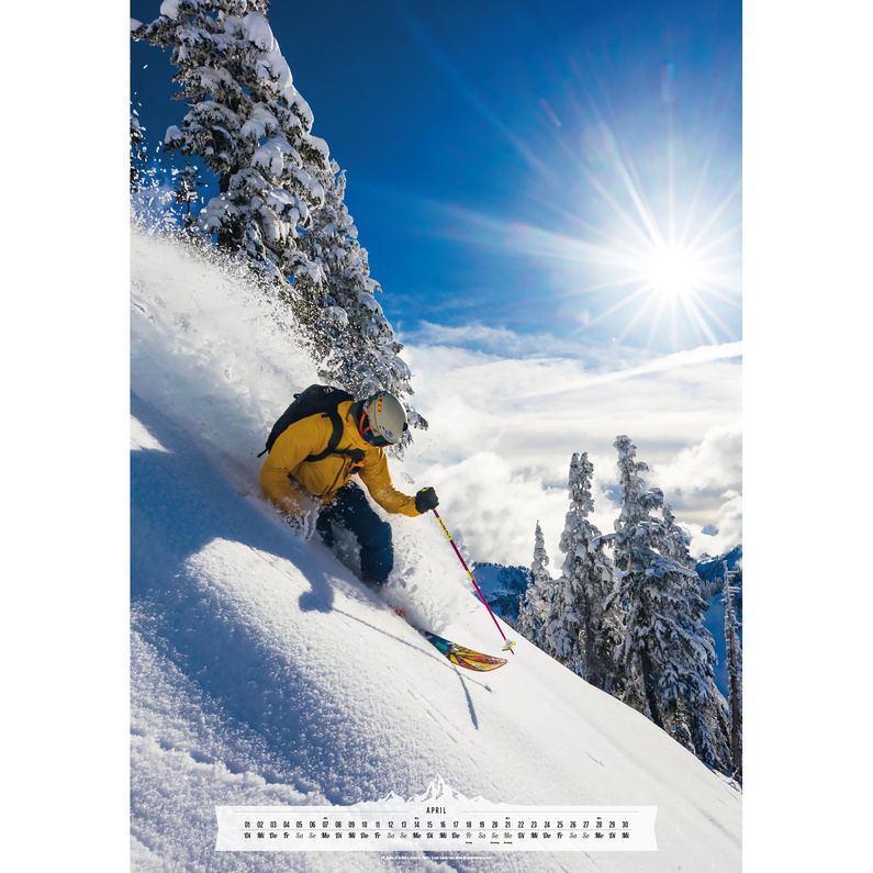 TMMS-Verlag Best of Powder 2025 Kalender