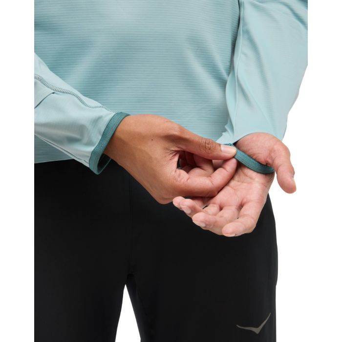 Hoka Herre Trøjer GlideTech Quarter Zip Blå