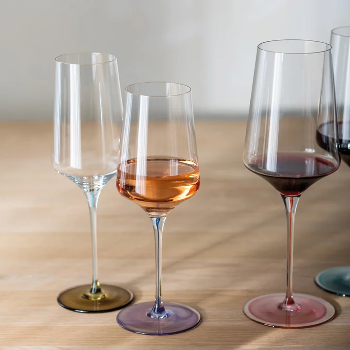Zwiesel Glas - Ink Weissweinglas, ockergrün