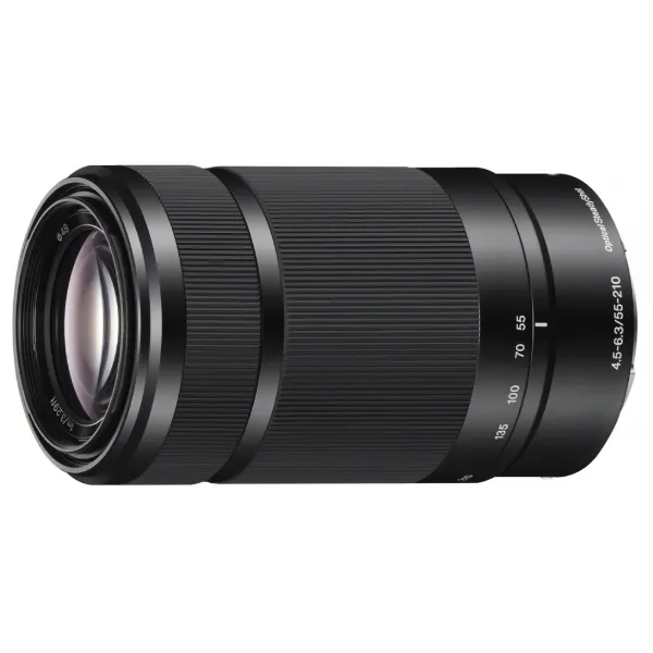 Sony SEL55210 - Telefoto zoom objektiv - 55 mm - 210 mm - f/4.5-6.3 OSS - Sony E-mount - for Cinema Line; a VLOGCAM; a1; a1 II; a6700; a7 IV; a7C; a7C II; a7CR; a7R V; a7s III; a9 III