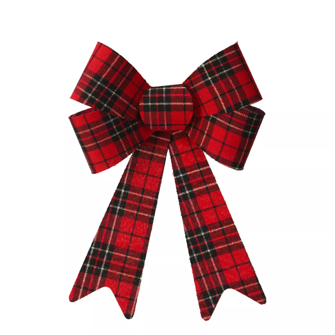 Nœud de Noël (H32 cm) Carreaux tartan