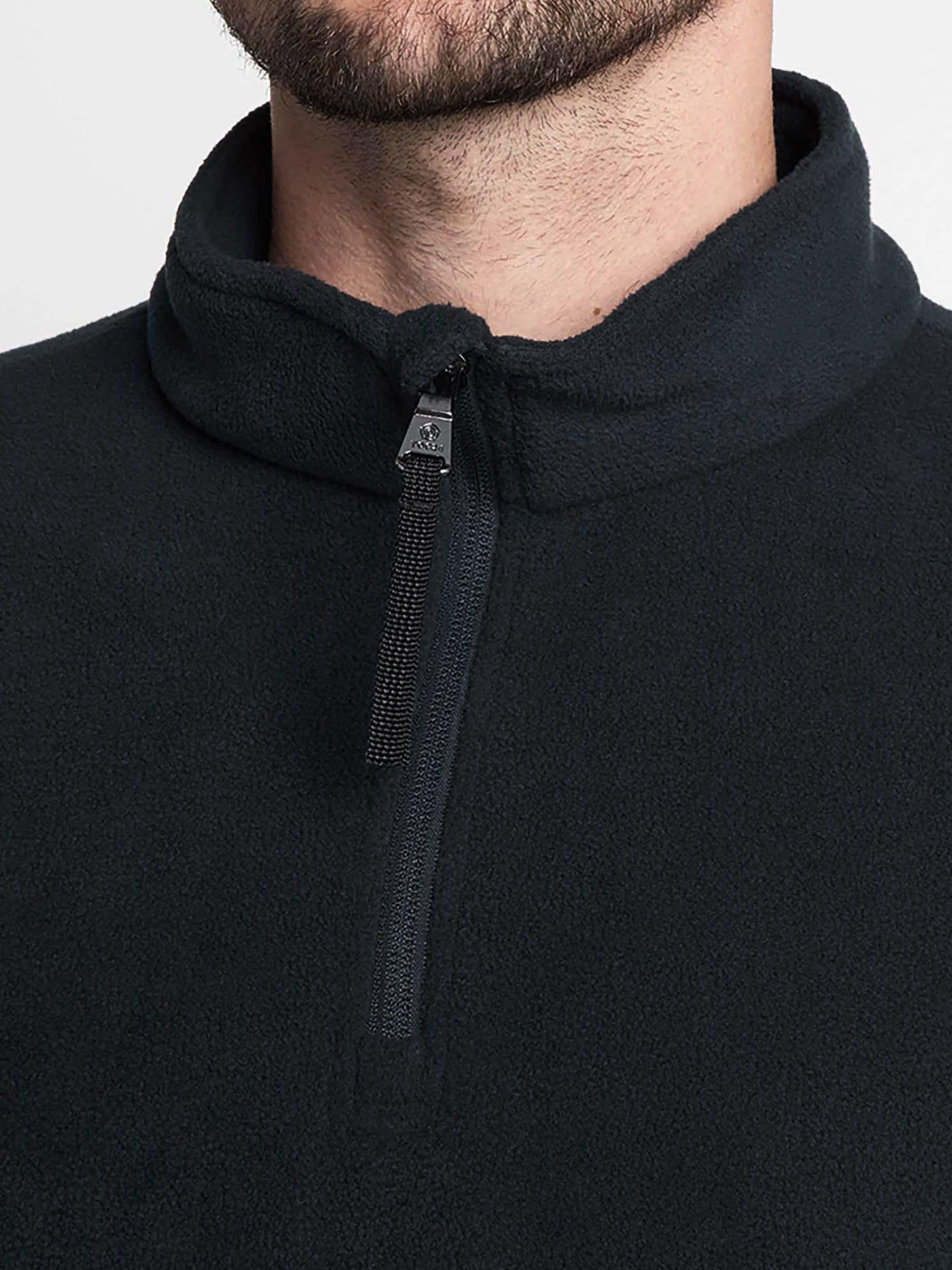 Zwart - Tog 24 - Revive damesfleece met kwart ritssluiting