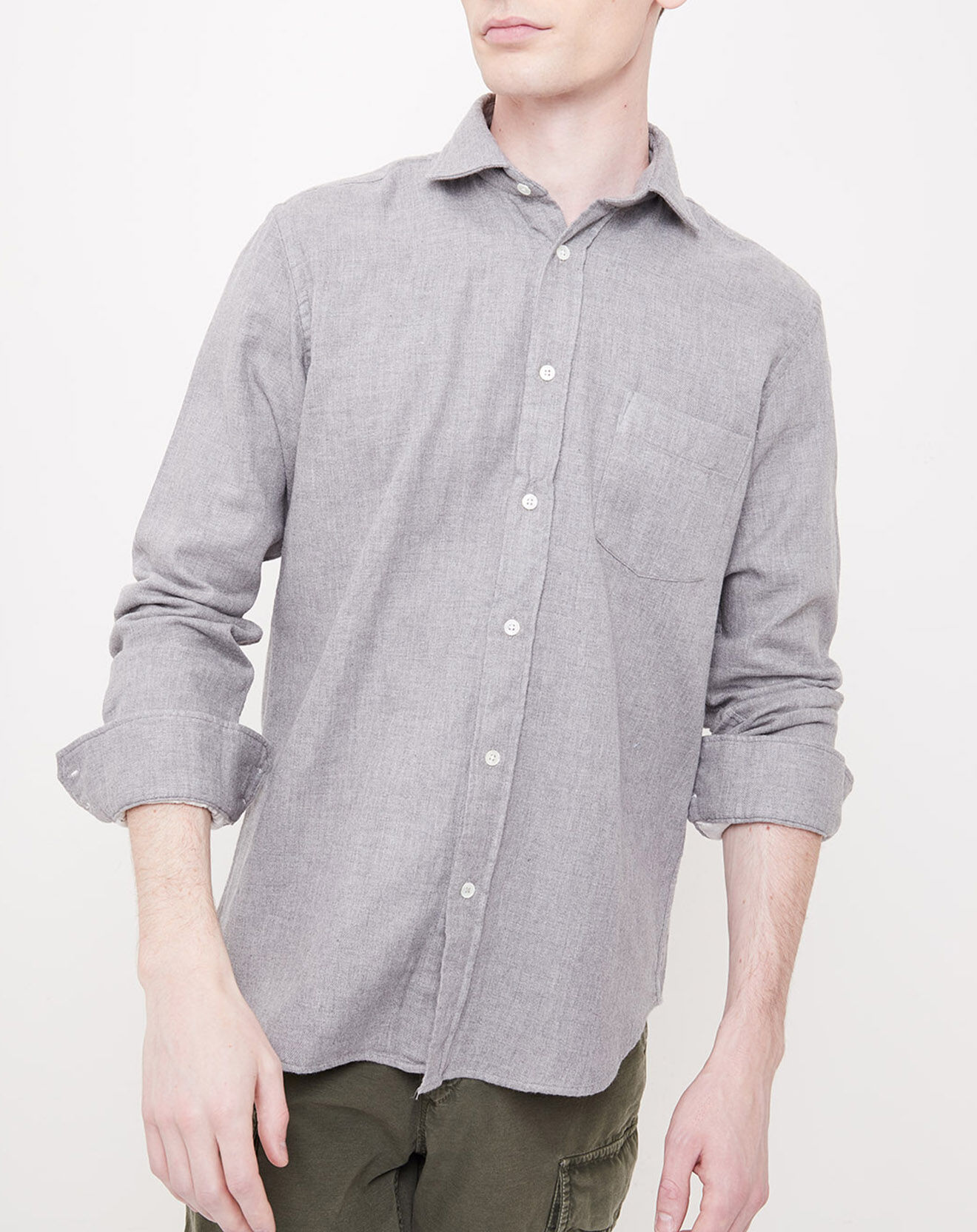 Hartford Chemise Regular Paul grise