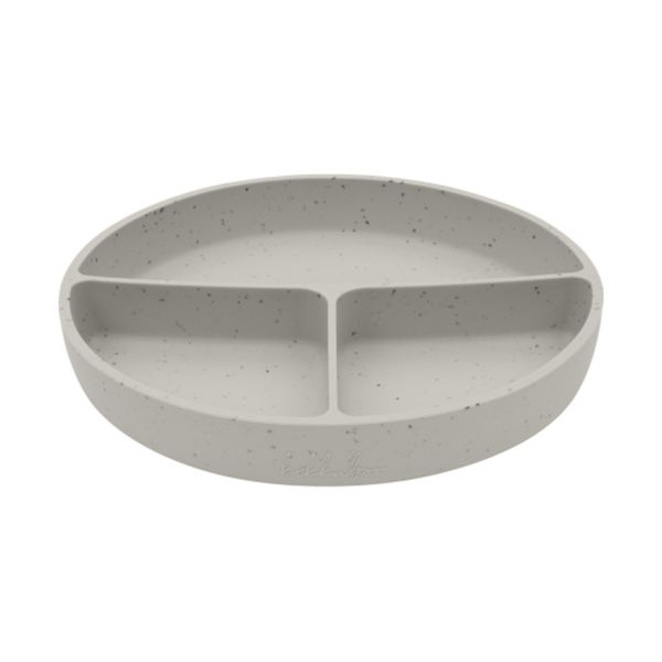 Kikkaboo Bord Met Vakken - Platina Siliconen
