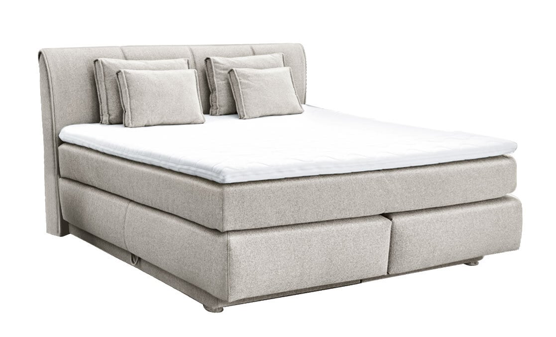 Boxspringbett Carla Mix Beige Liegefläche ca. 180x200 cm