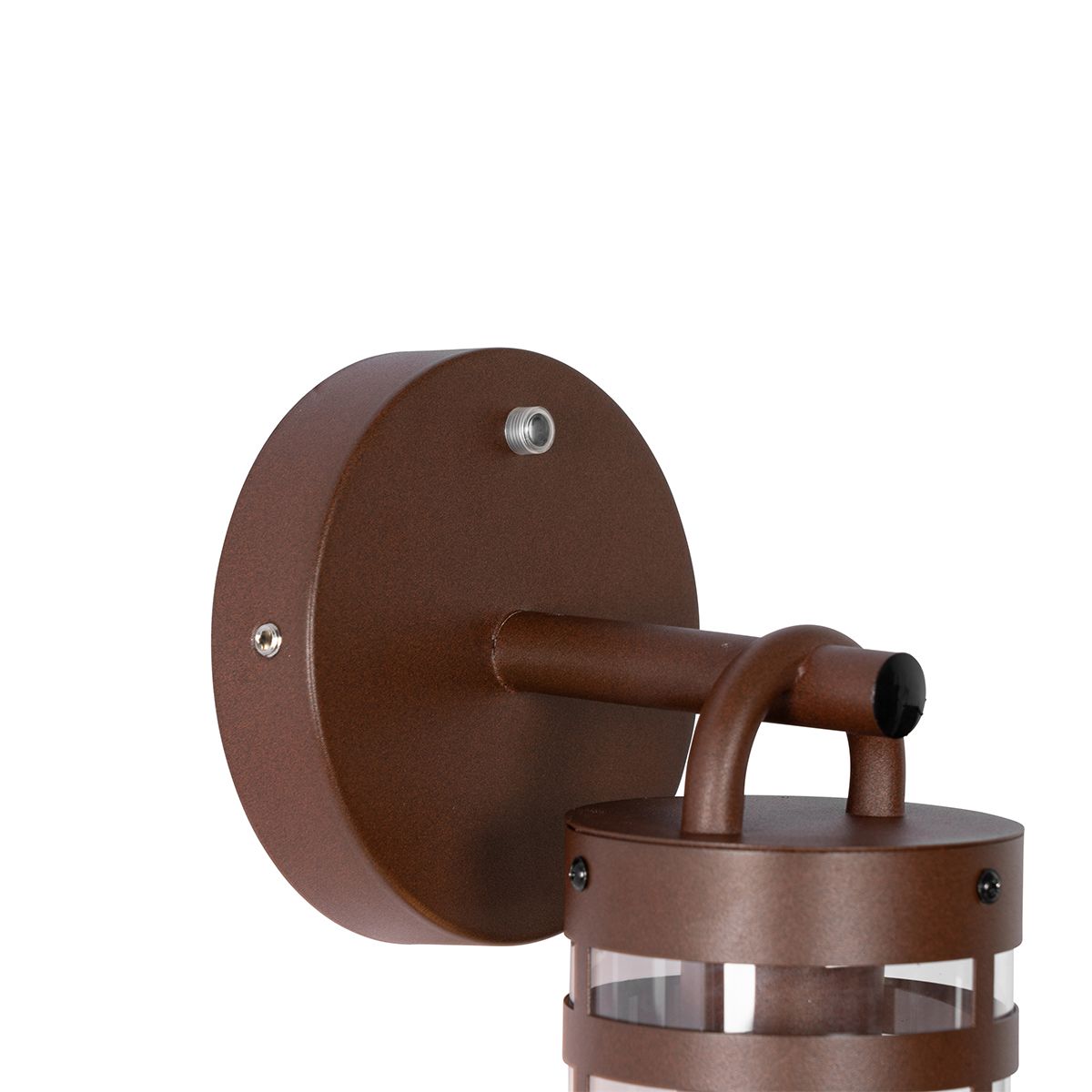 Buiten wandlamp roestbruin IP44 met schemersensor - Ruben