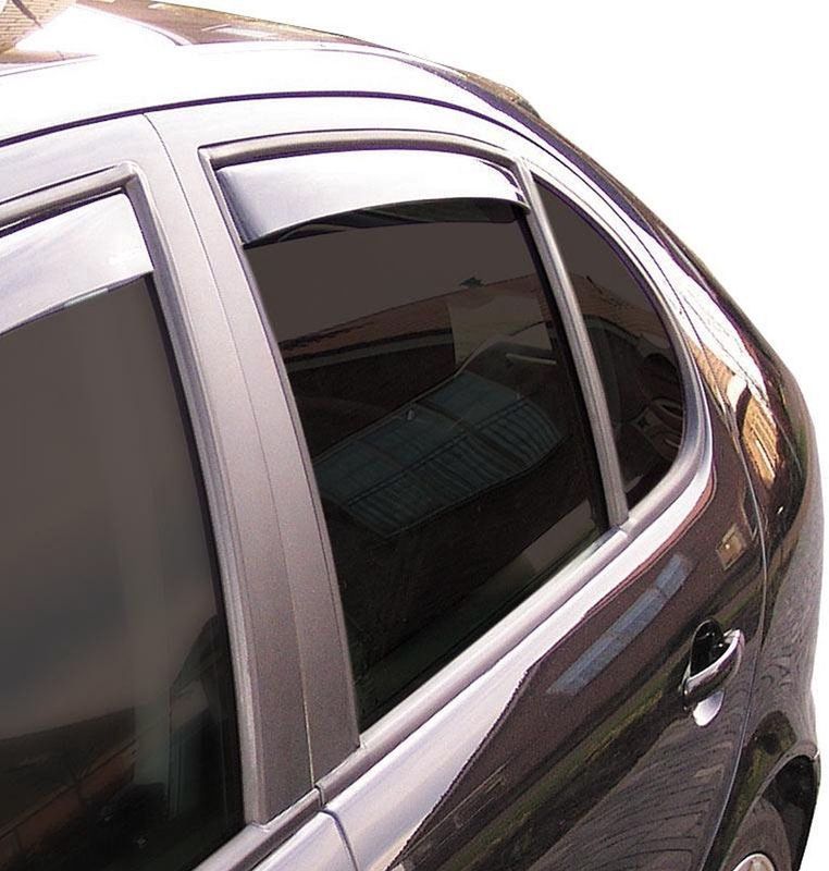 ClimAir Zijwindschermen Master Dark (achter) passend voor Hyundai I20 GB 5 deurs 2015-