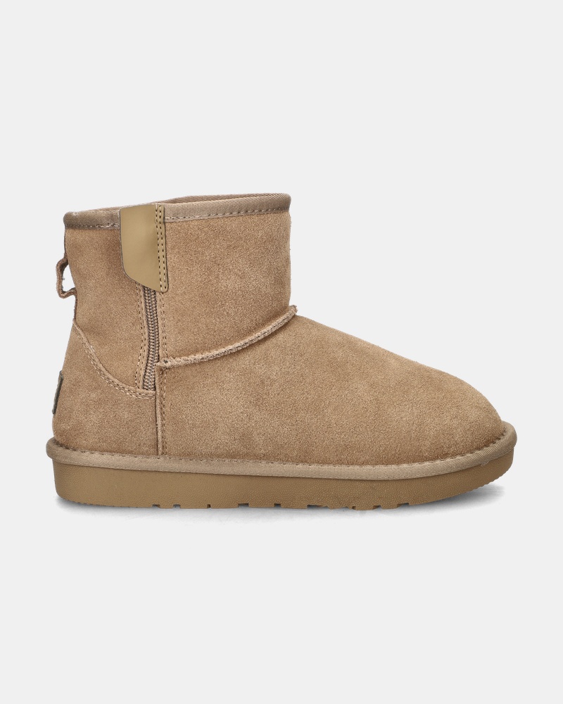 Nelson Gevoerde boots  - bruin