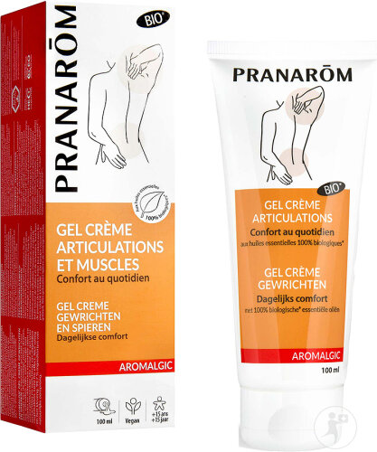 Pranarôm Aromalgic Gel Crème Articulations Bio Tube 100ml