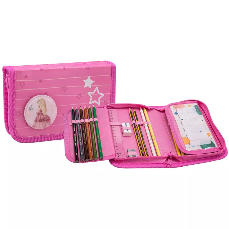 Belmil Schulranzen Premium Compact Plus Set 5-teilig Candy