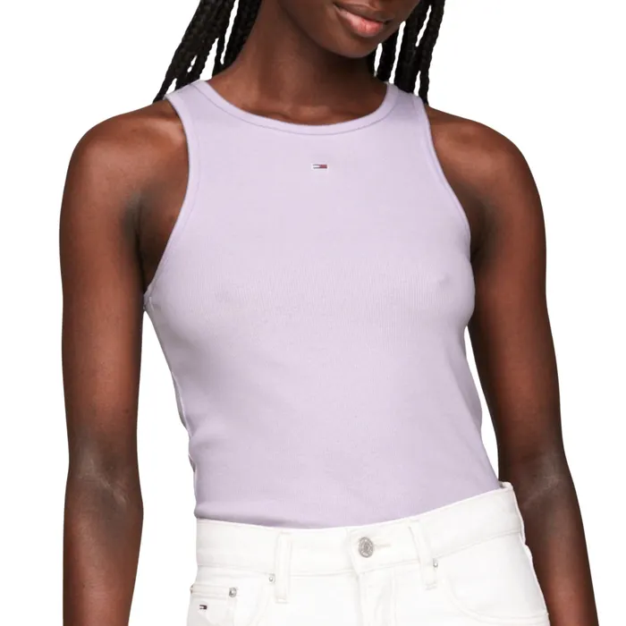 Tommy Hilfiger Essential Slim Rib-Knit Tanktop Dames