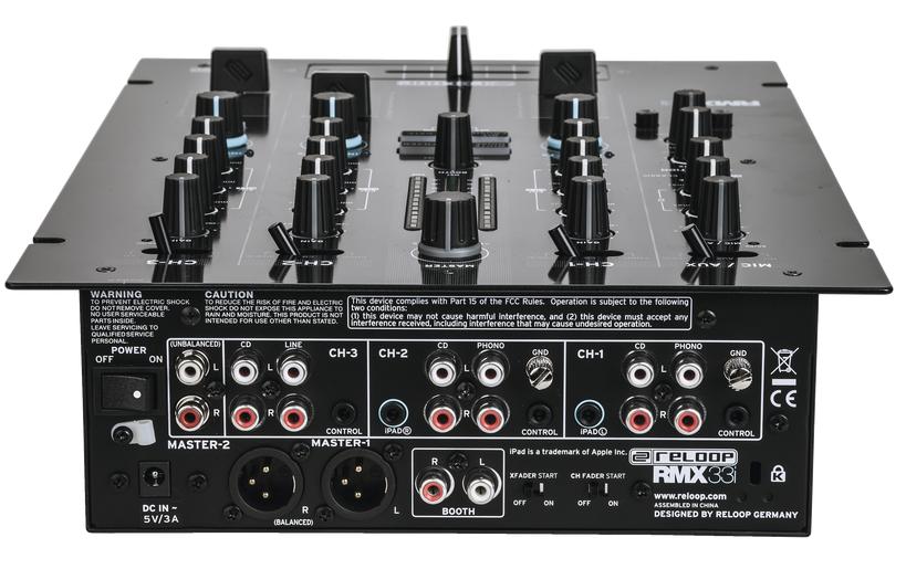 DJ-Mixer RMX-33i<br>3+1 Kanal Digital-DJ-Mixer