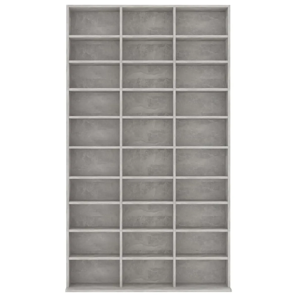 vidaxl Armoire à CD - Gris béton