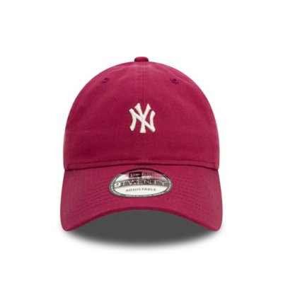 Casquette homme 9Twenty Adjustable New York Yankees Mini Washed ROUGE NEW ERA