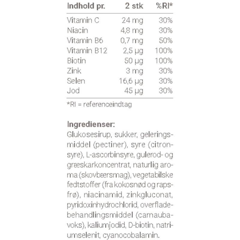 Livol Gummies Hair & Nails 60 Pieces