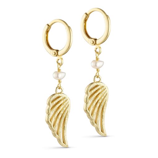 Pure By Nat Vinge Øreringe, Gold Plated