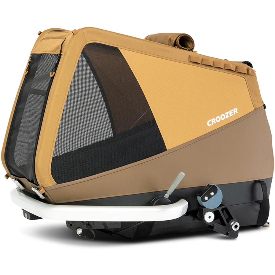 CROOZER Hundefahrradanhänger Dog Enna Sundown yellow