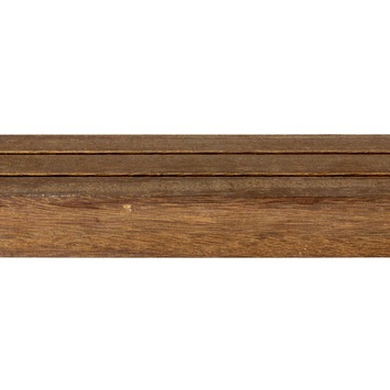 Tuinbalk Azobe hardhout geschaafd ca. 4,4 x 6,7 cm, lengte ca. 305 cm