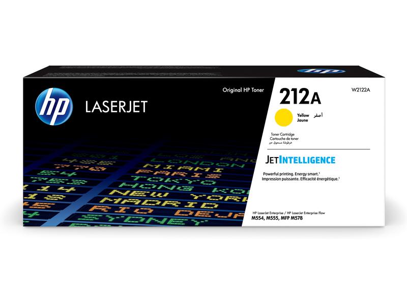 HP Toner Nr.212A  (W2122A) Yellow Tonerkartusche