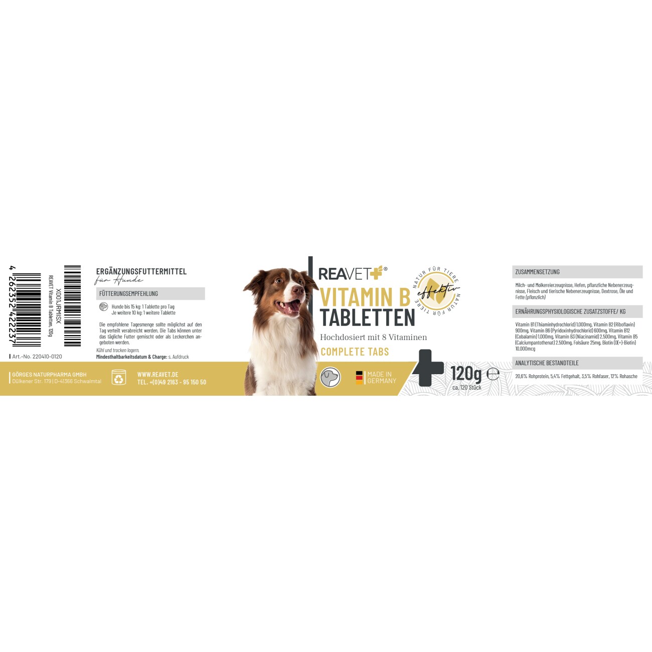 REAVET Vitamin B Tabletten 120Stk