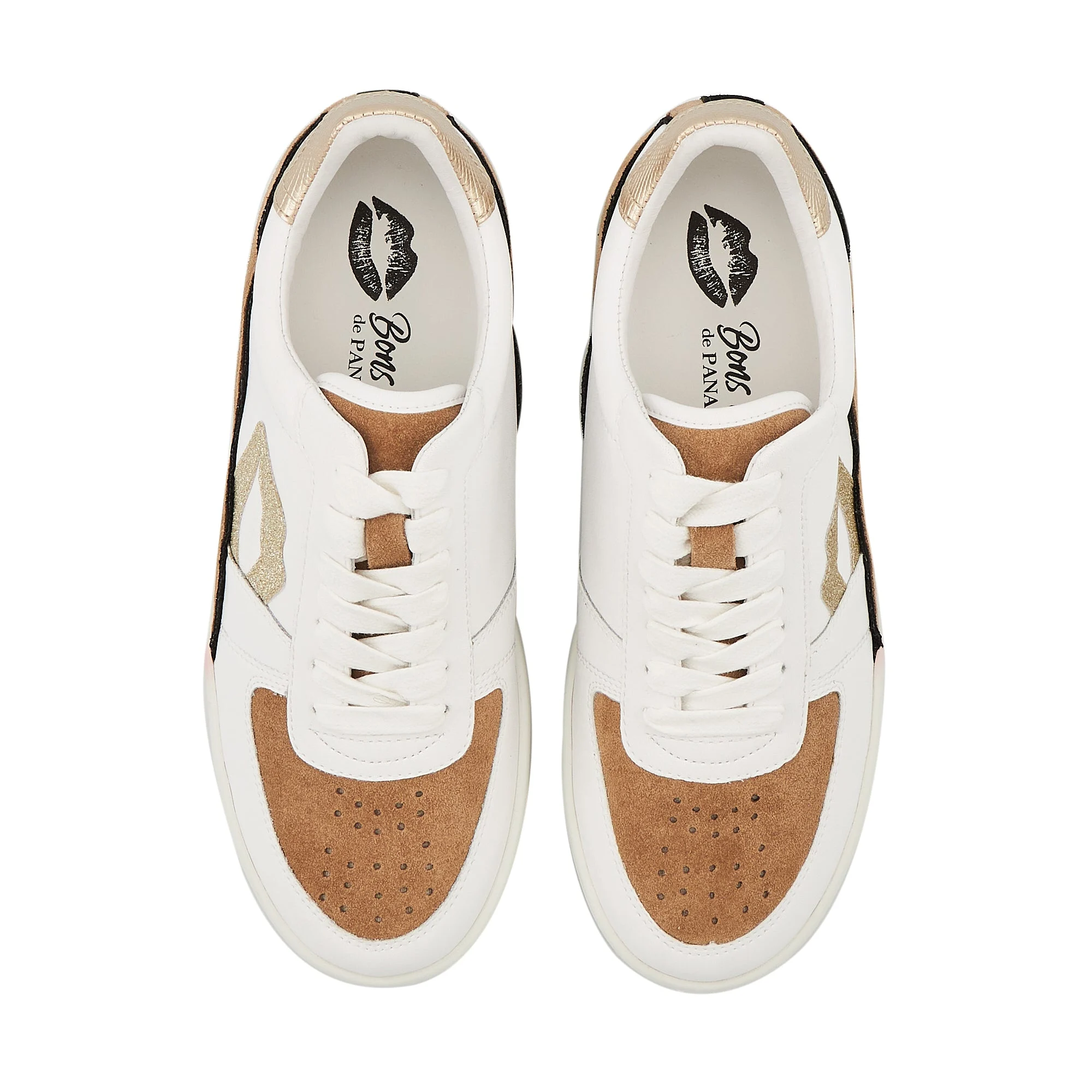 LOULOUSUEDE - Sneakers en cuir | Doré
