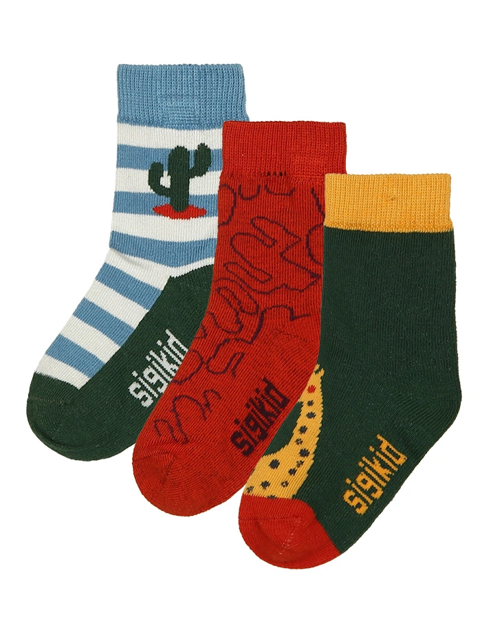 Socken WILDLIFE 3er-Pack in bunt