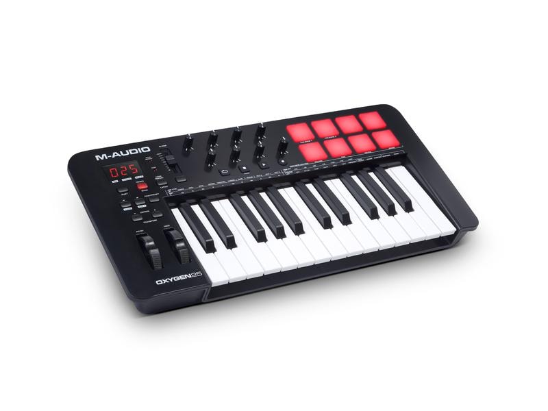 M-Audio Keyboard Controller Oxygen 25 MKV 25-Tasten USB-MIDI Controller mit Smart-Controls und Auto-Mapping