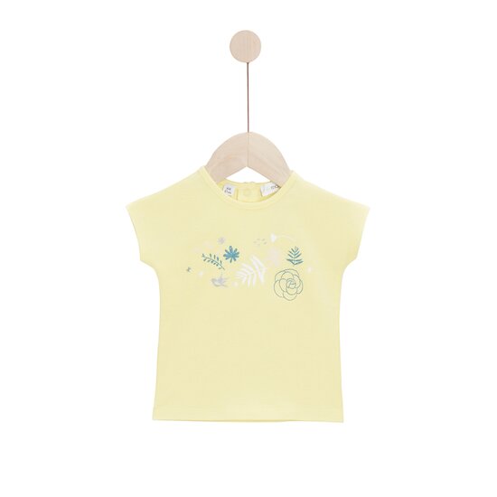 Miss Mimosa T-shirt manches courtes   Jaune Cédrat        de               Marèse