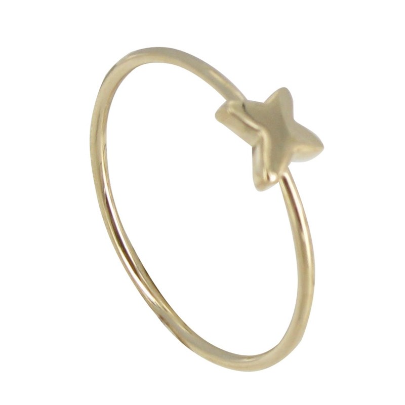 Bague Plaqué Or Mini Papillon