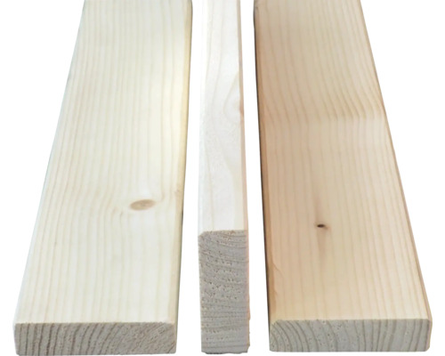 Konsta gladkantig sparrenplankje, geschaafd, 2500 x 60 x 18 mm