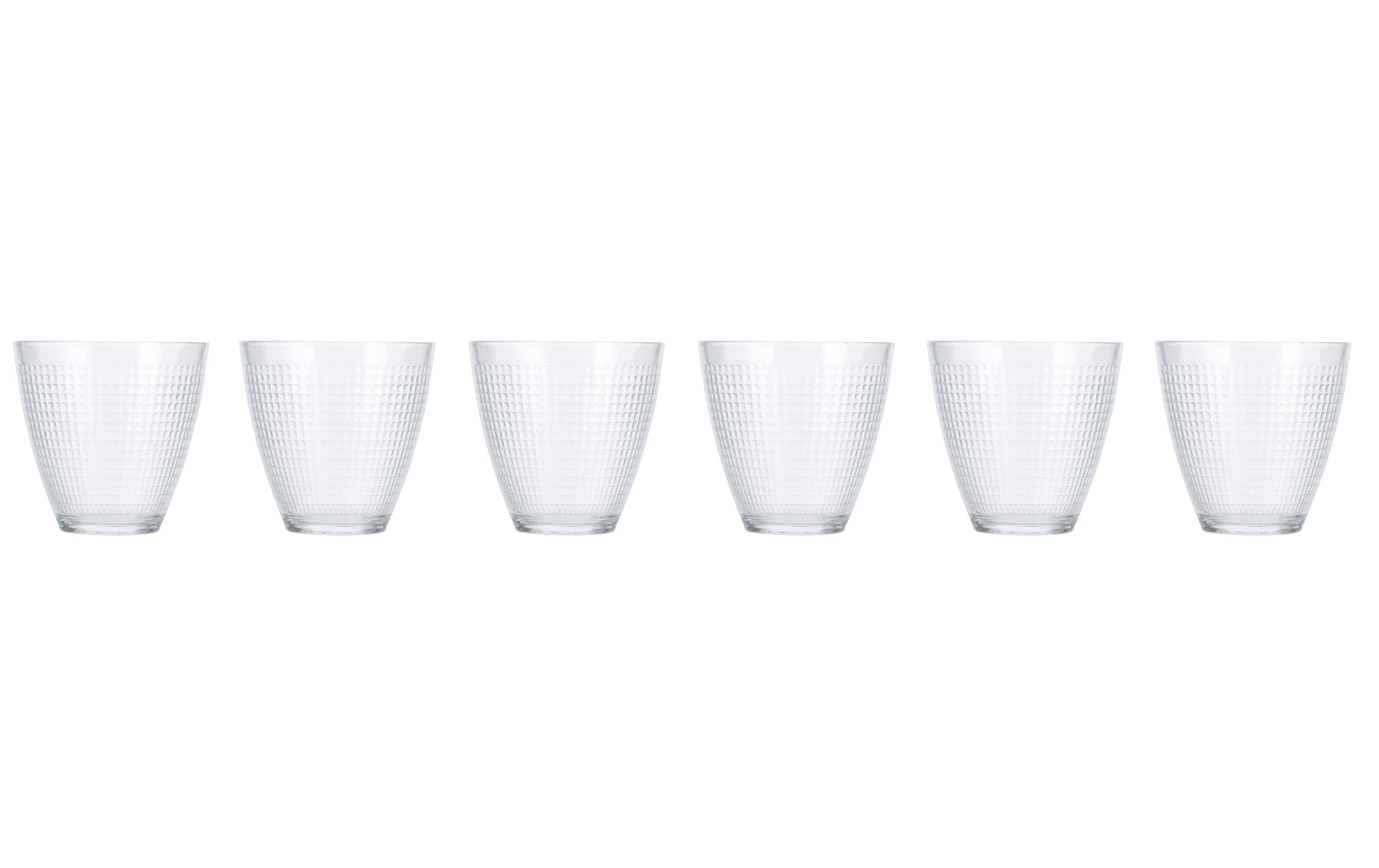 Trinkglas 220 ml, 6 Stück, TransparentGetränkegläser-Set