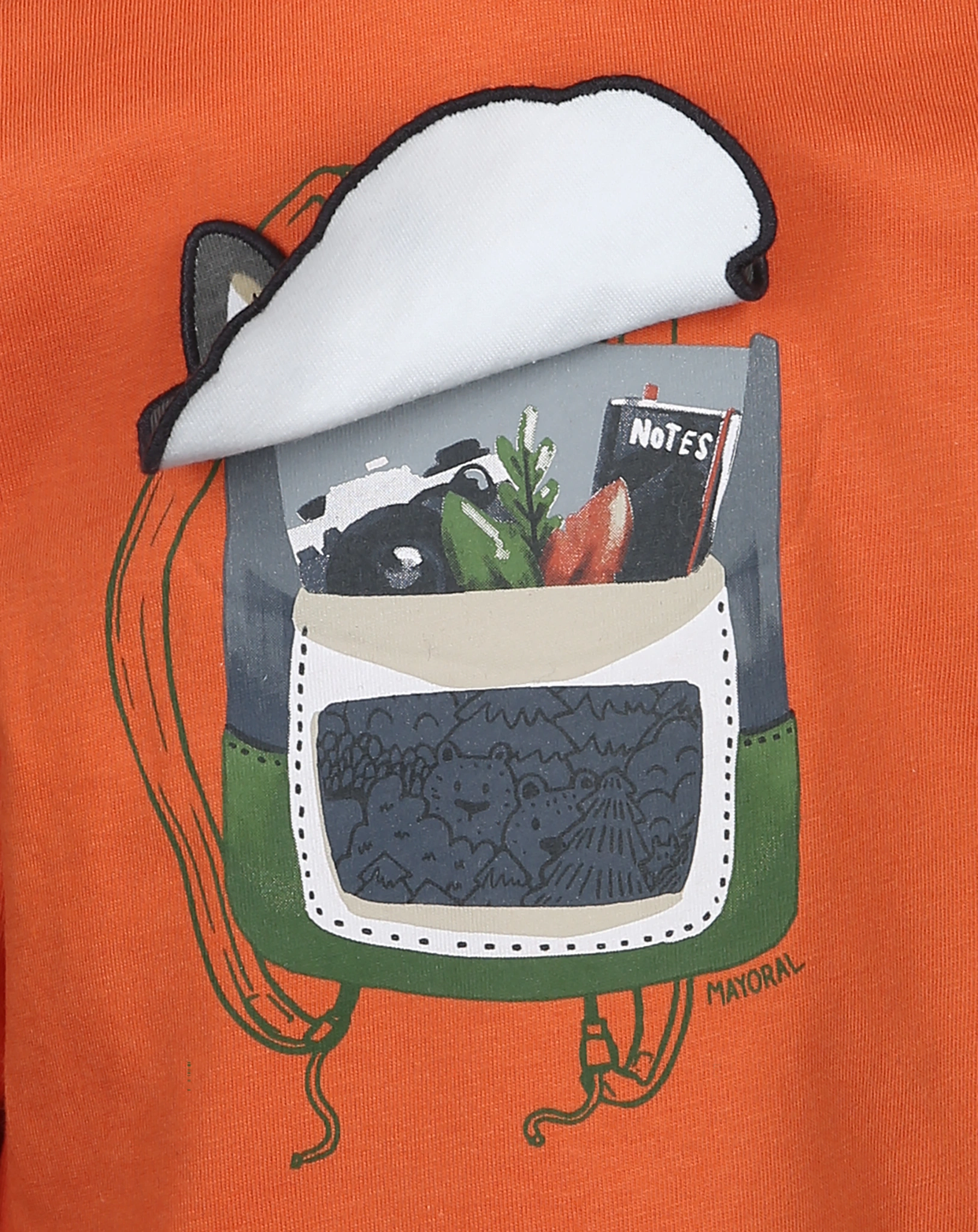Langarmshirt FUCHS in karotte