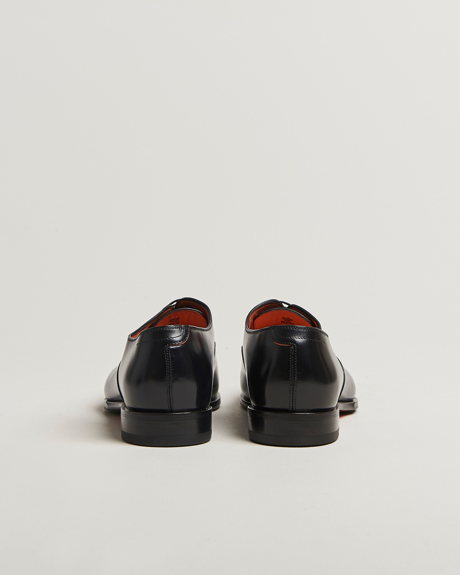 Santoni Adrian Oxford Black Calf
