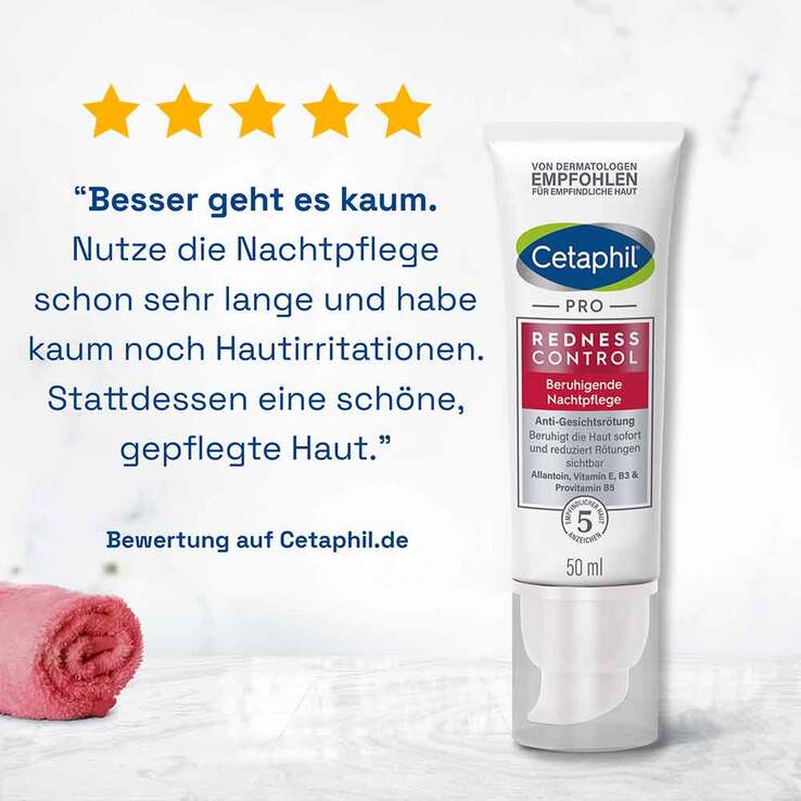 Cetaphil Pro RednessControl beruhigende Nachtpflege, 50 ml