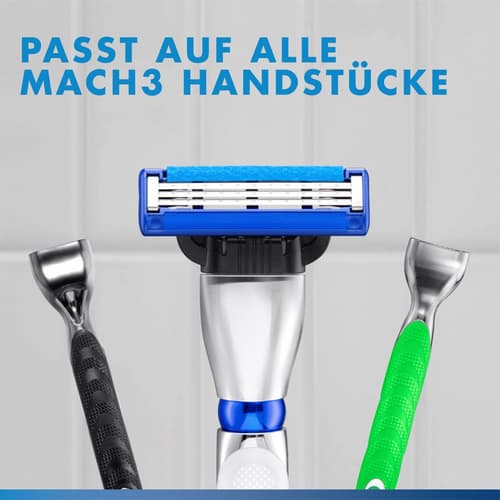 Gillette Mach3 Standard Rasierer Ersatzklingen für Männer